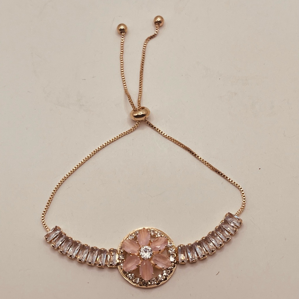 Gold Plated Bracelet For Women Adjustable Design 28$